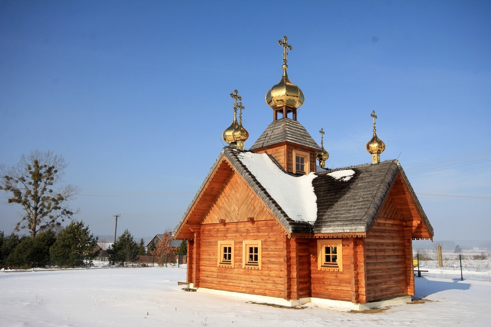 Orthodox church in Łaźnie