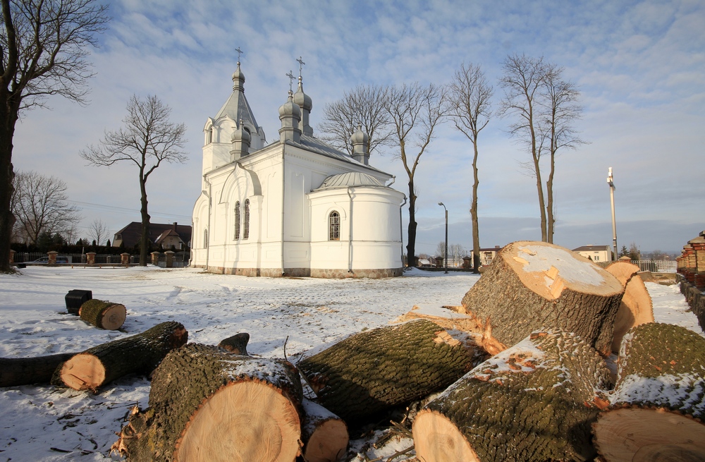 The Elevation of the Holy Cross Orthodox church in Białystok