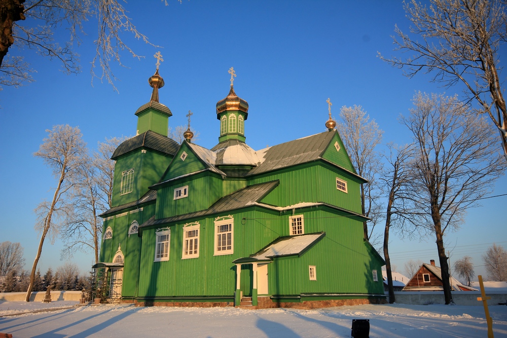 The Orthodox church in Trześcianka