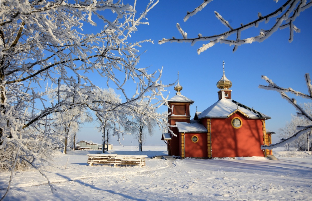 The Orthodox church in Zbucz
