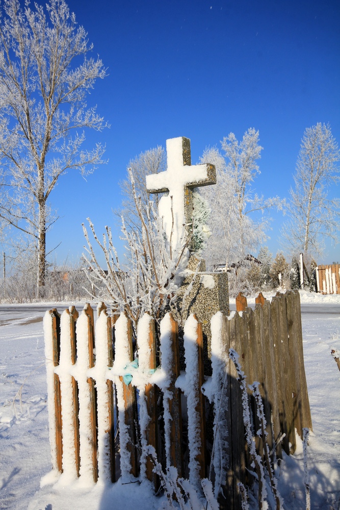 A cross close to Morze village