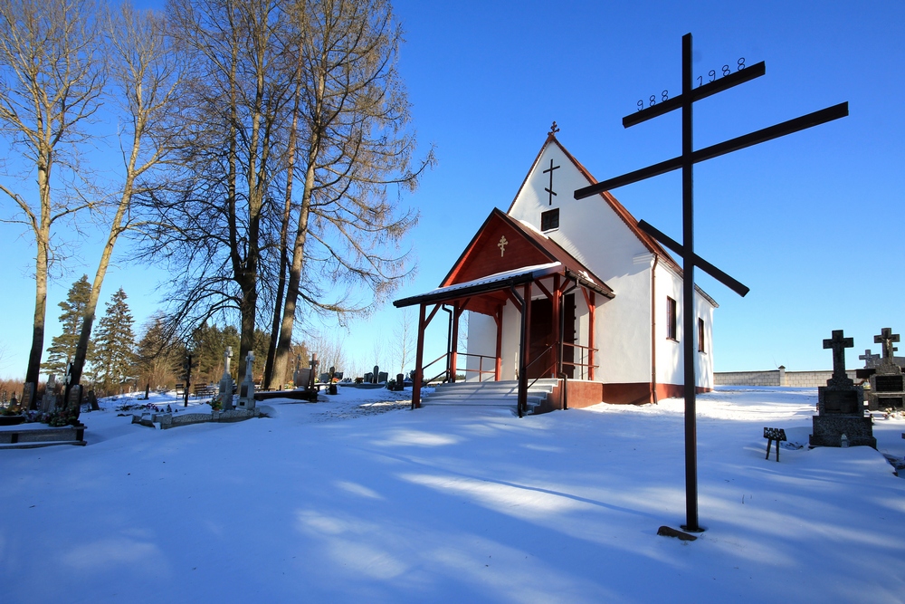 Orthodox cementary chapel in Siderka