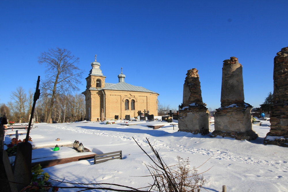Orthodox cementary chapel in Sokółka