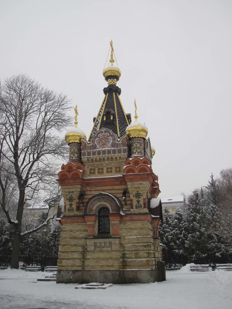 Капліца Паскевічаў каля Свята-Петра-Паўлаўскага сабора ў Гомелі.