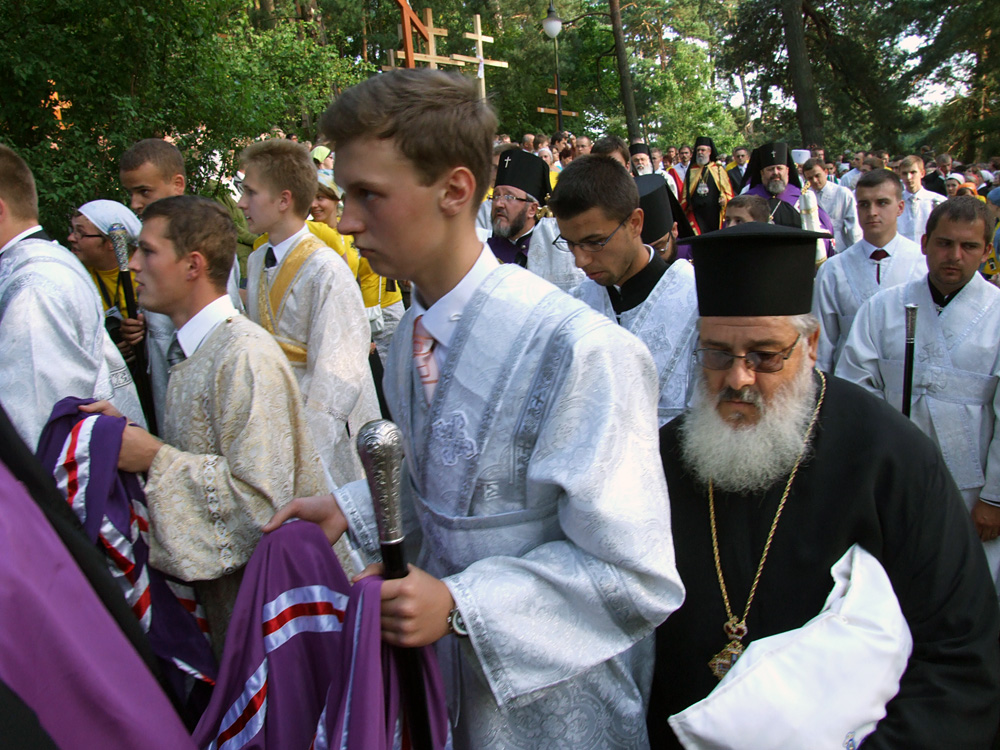 Święto Przemienienia Pańskiego na św górze Grabarka w 2009 roku.