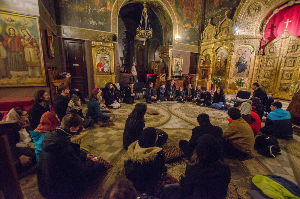 Meeting with Romanian University Students at the "Russian Church"