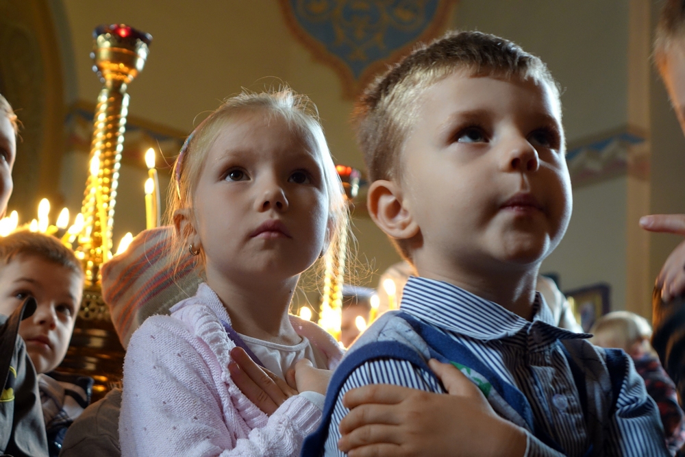In Elevation of the Holy Crosss church in Bialystok