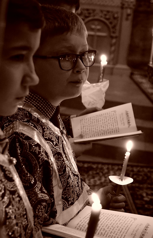 Rading of Twelve Gospels in Zwierki Convent 