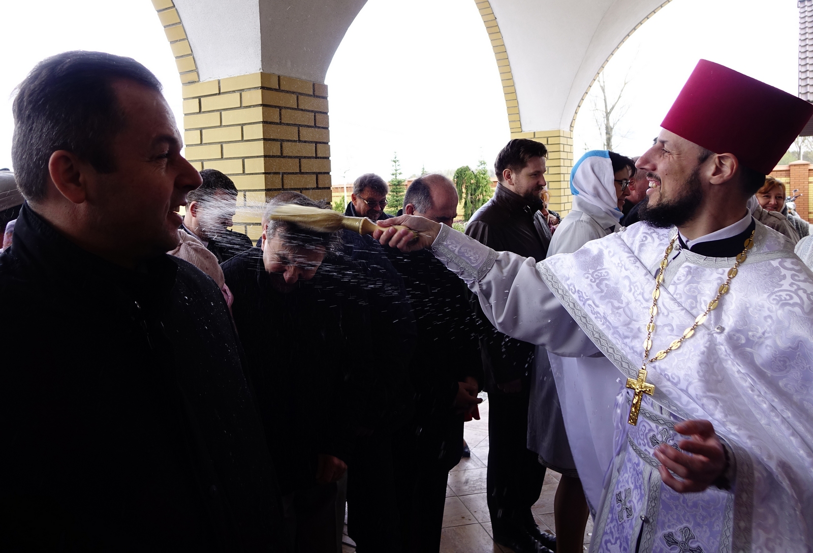 Easter procession in Zwierki Convent