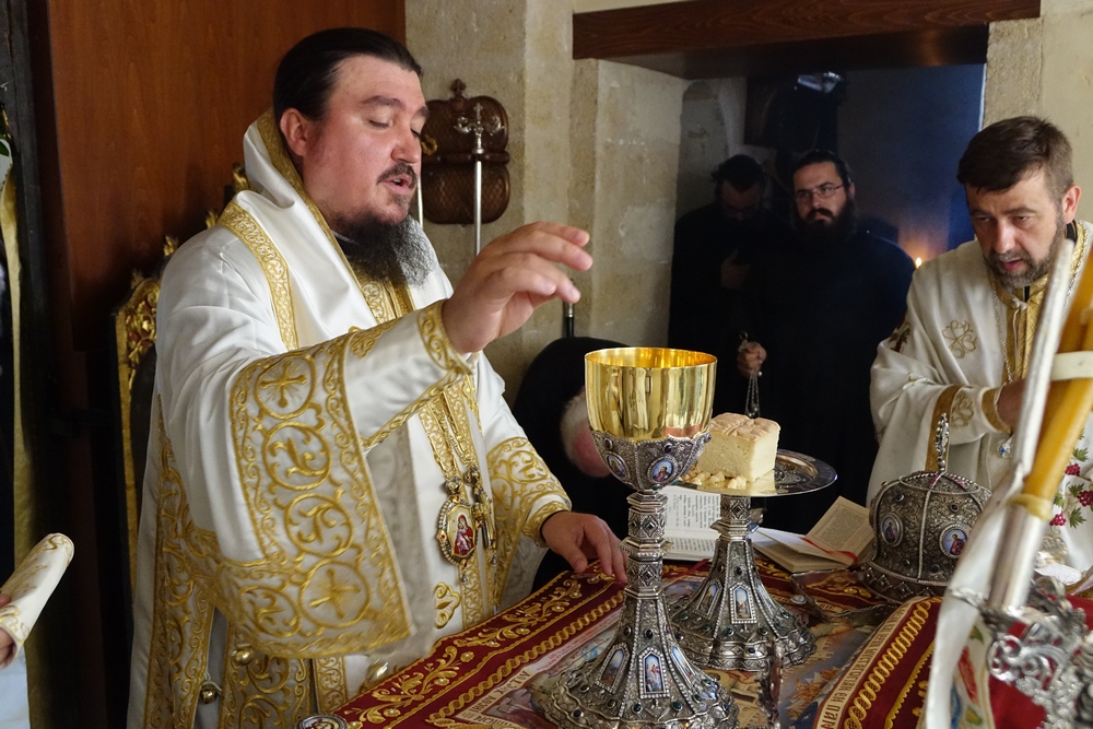 The Divine Liturgy in Gonia Monastery on Crete, 2016