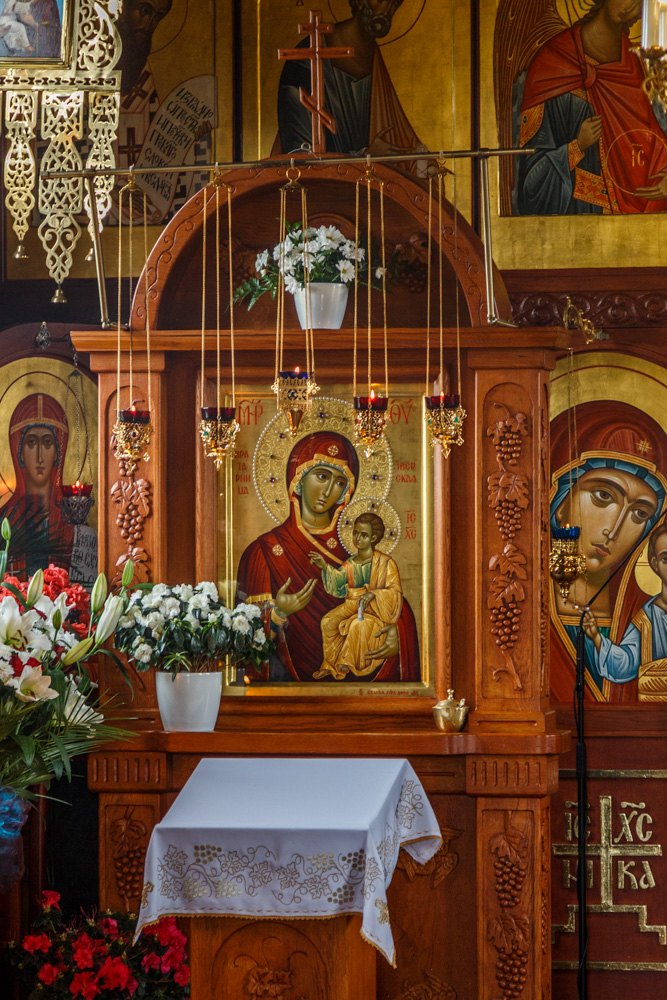 Ikona Iwierskiej Matki Bozej, Monaster w Kostomlotach