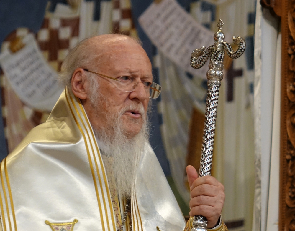 Patriarcha Bartholomew at Divine Liturgy in Sts. Peter and Paul Cathedral in Chania