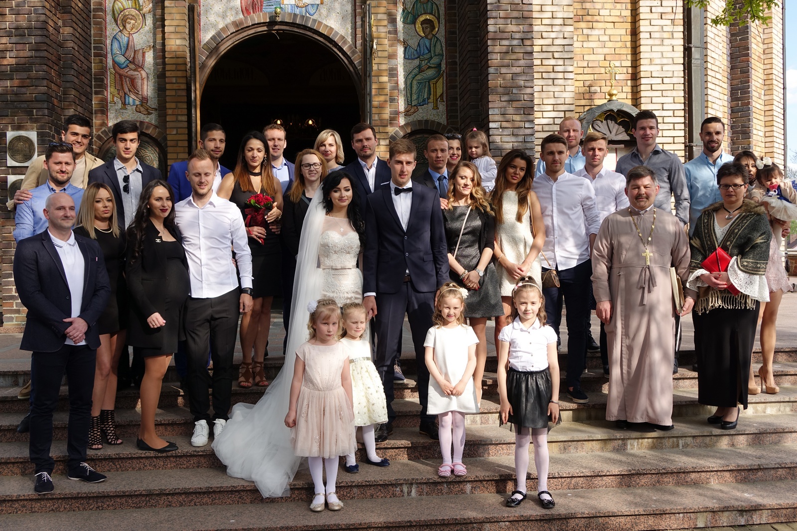 Taras Romanczuk, Jagiellonia Białystok football player, weeding, 14.05.2017