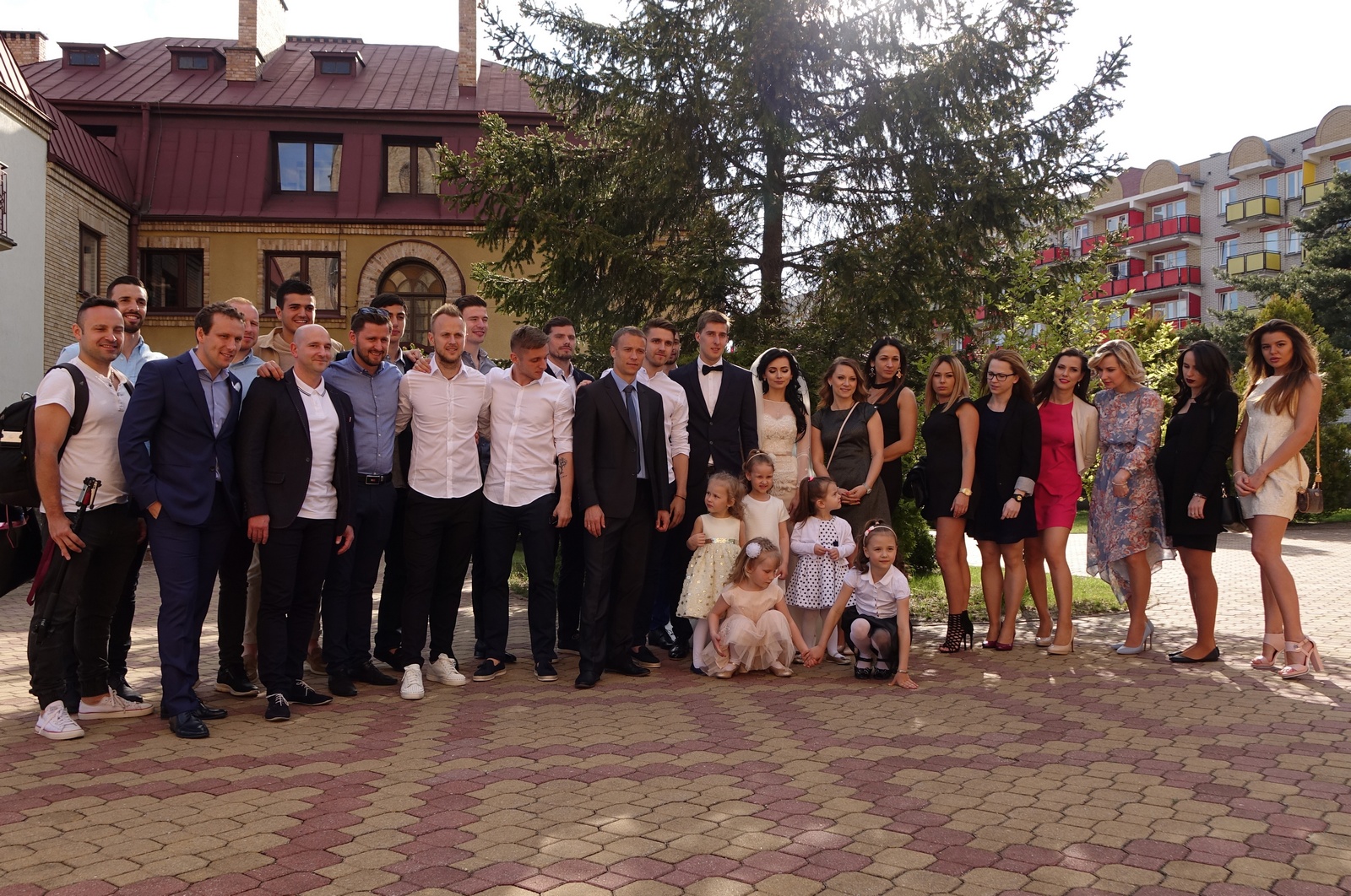 Taras Romanczuk, Jagiellonia Białystok football player, weeding, 14.05.2017