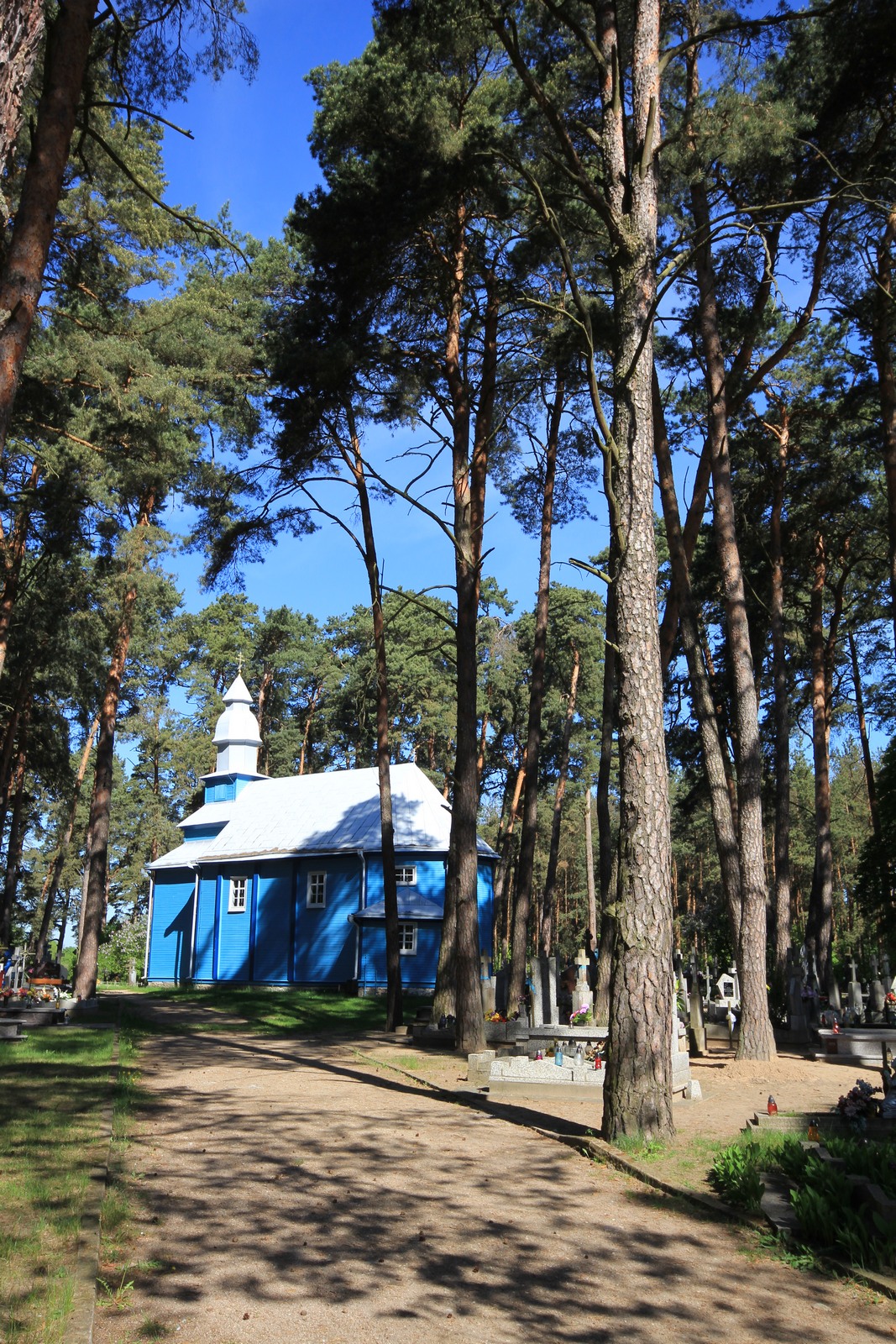 Orthodox cementary church in Orla