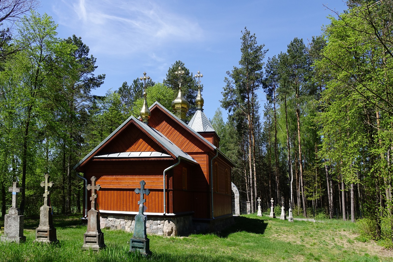 Orthodox cementary chapel in Opaka Duża