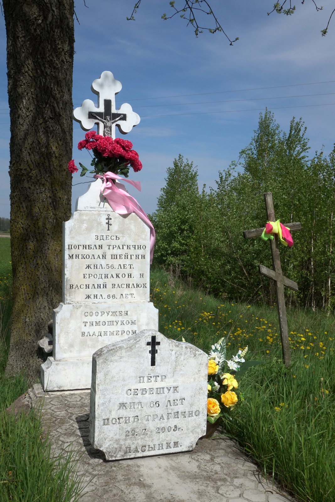 Memorial grave close to Pasynki