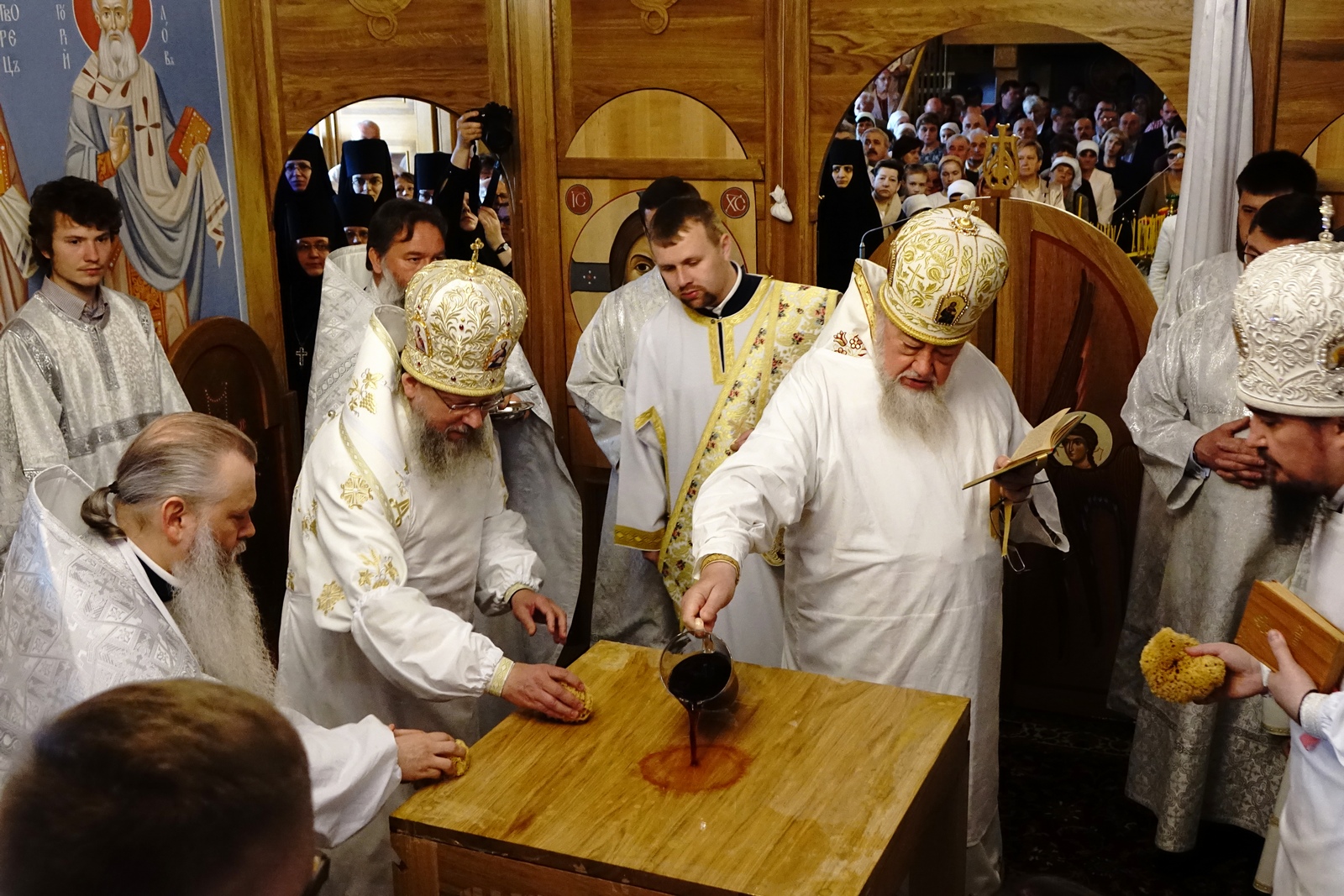 The consecration of the Icon of the Mother of God "Joy of All Who Sorrow" at Grabarka Convent