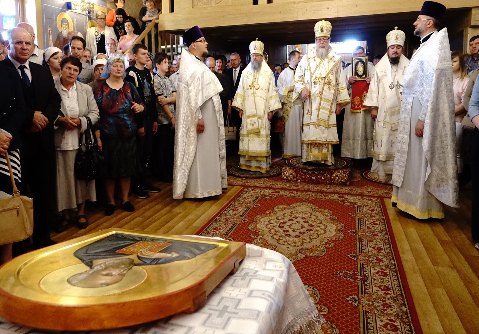 The consecration of the Icon of the Mother of God "Joy of All Who Sorrow" at Grabarka Convent
