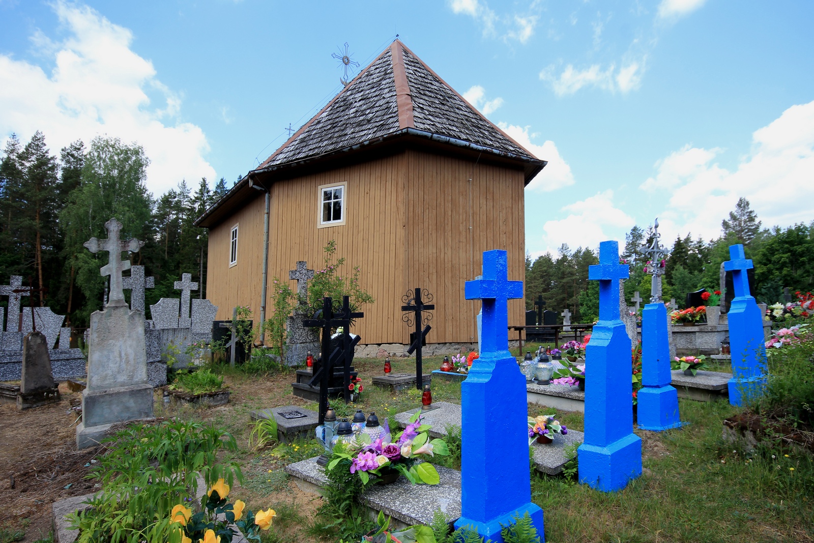 Orthodox cementary chapel in Nowa Wola
