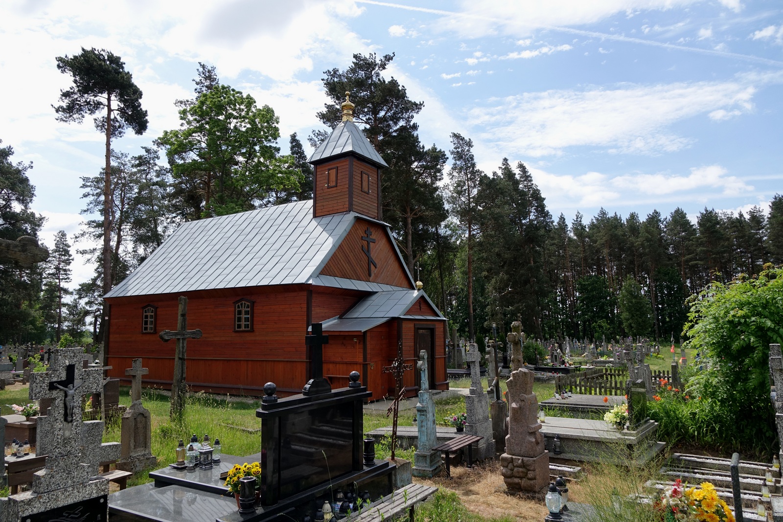 Orthodox cementary chapel close to Wygoda village
