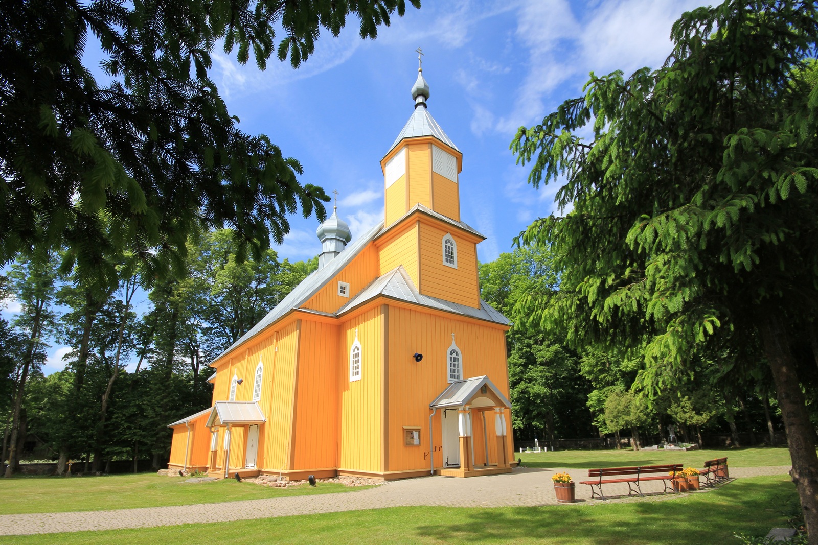 St. John the Theologian Orthodox church in Nowoberezowo
