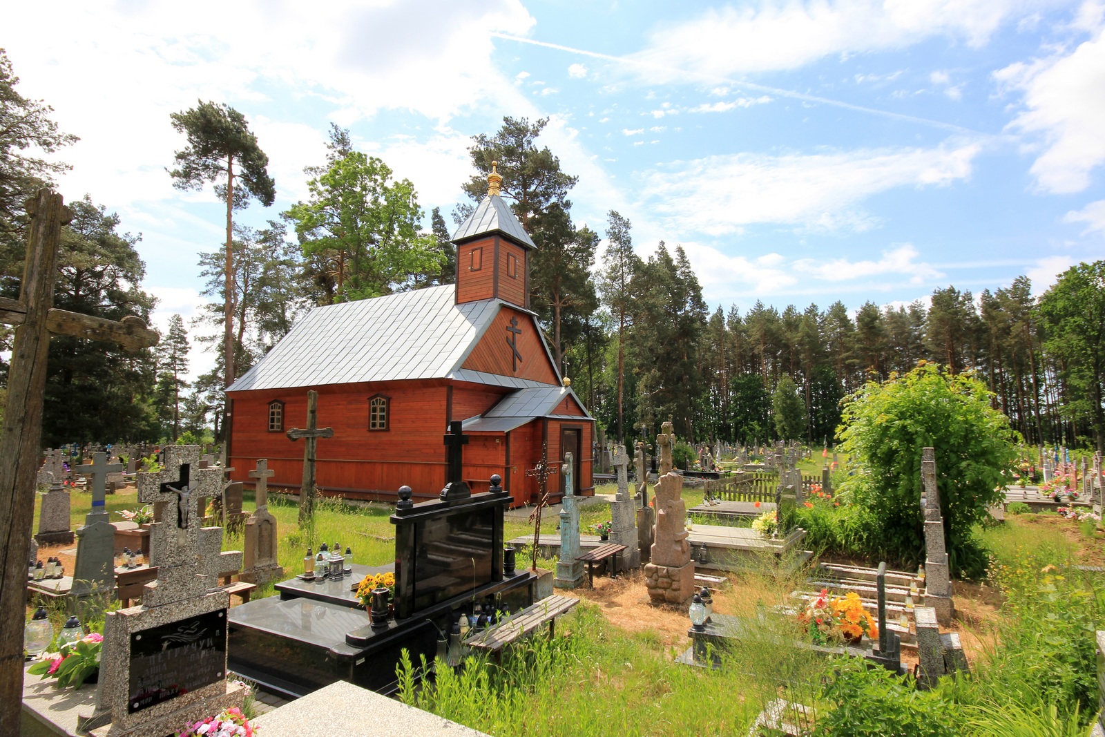 The cementary Orthodox chapel in Wygoda