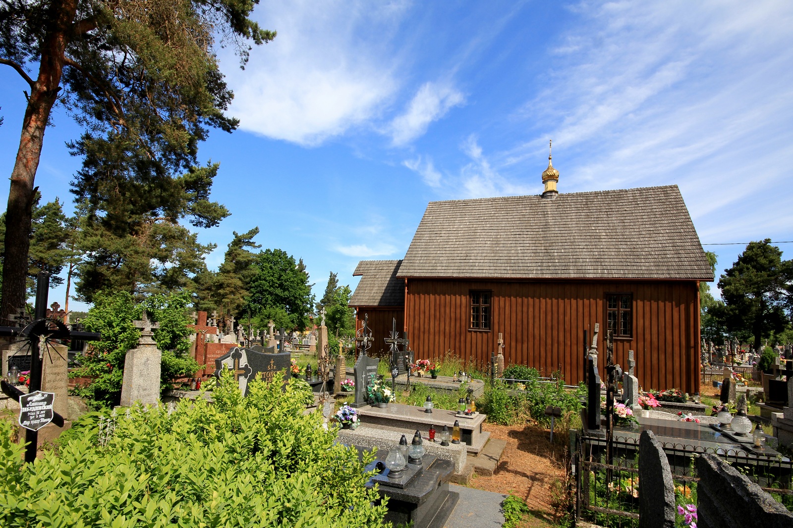 Orthodox cementary chapel in Gródek