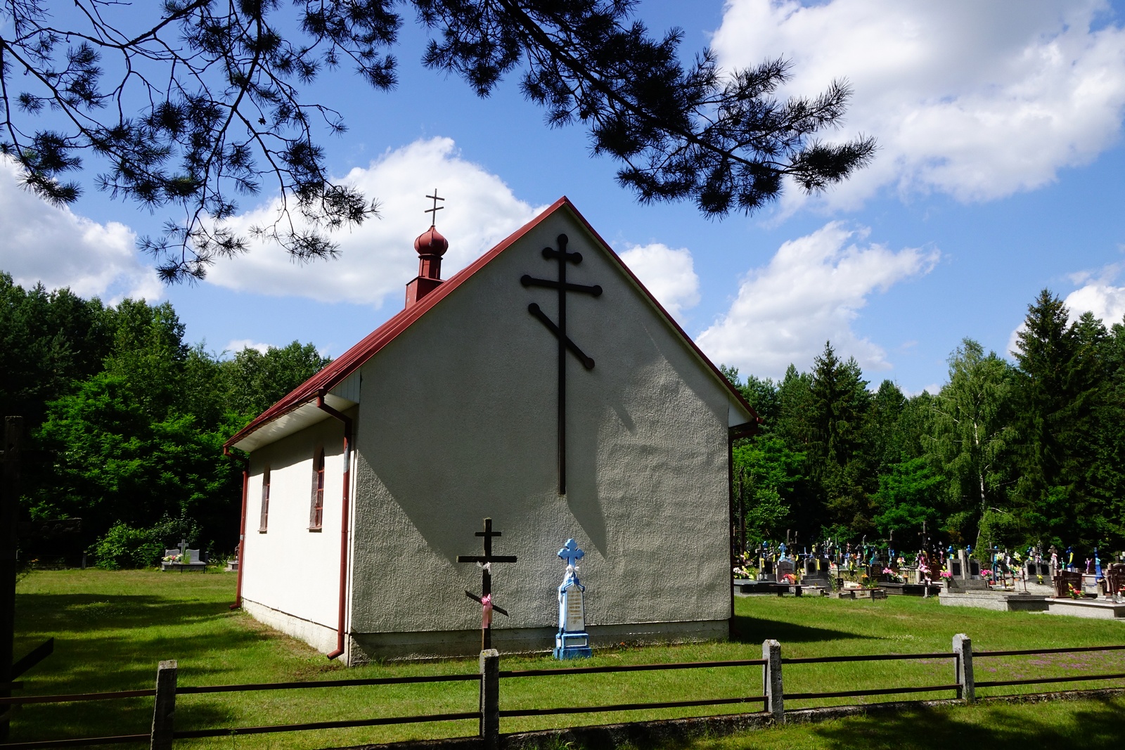The Orthodox cementary church in Jelonka