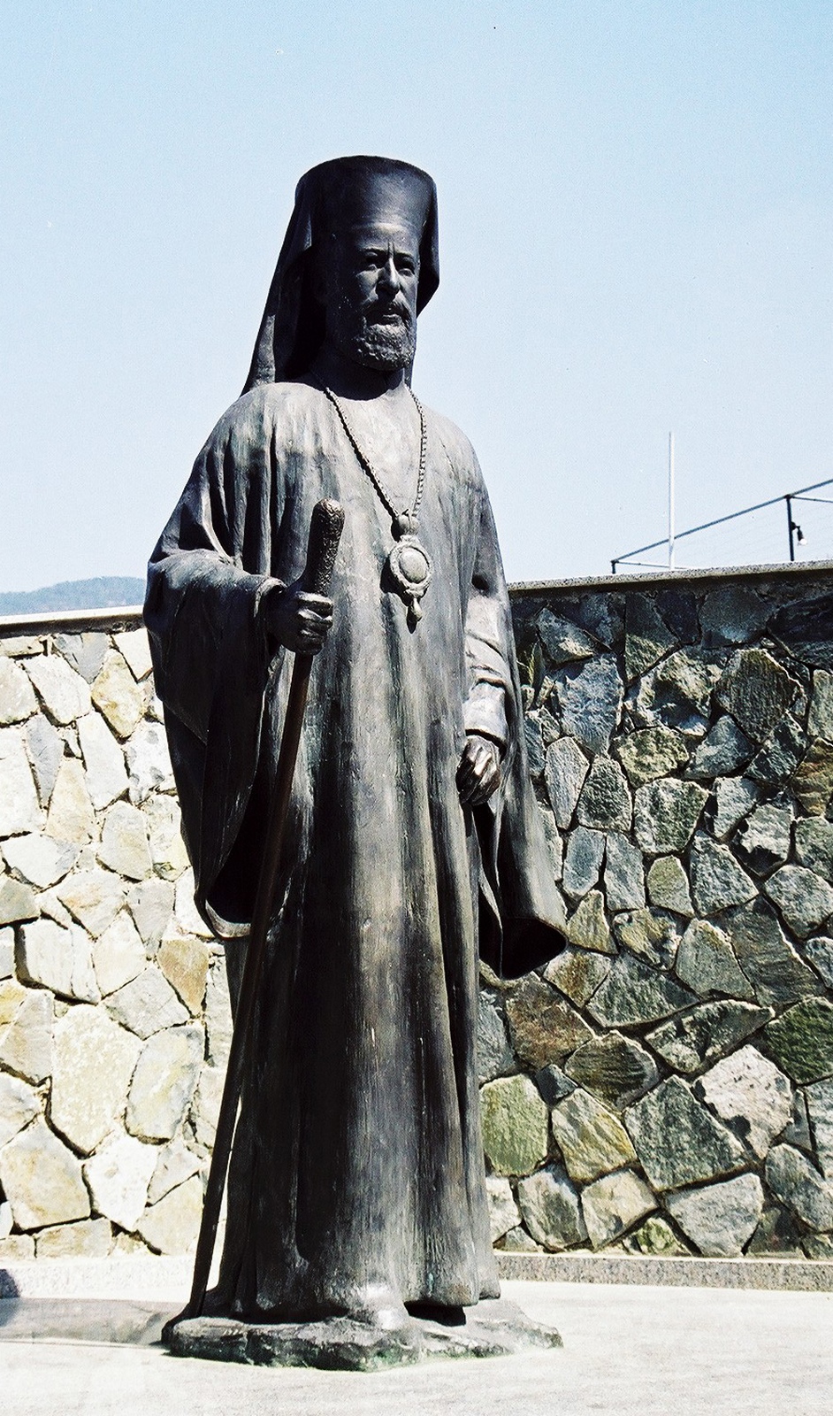 Archbishop Macarios monument in Kykkos Monastery, 1998