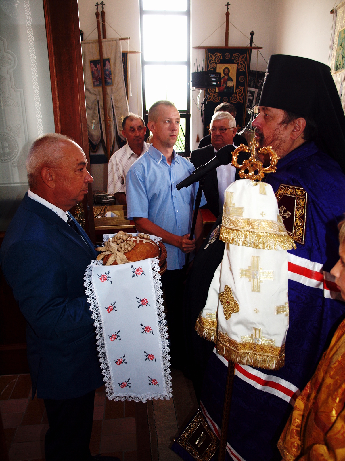 Powitanie chebem i solą.