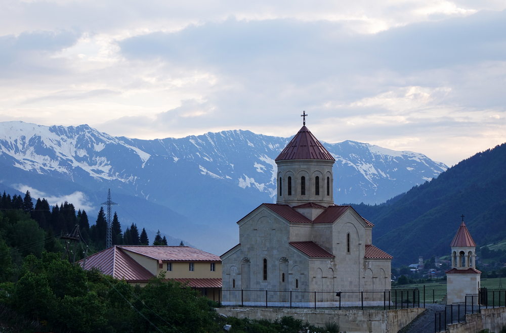 One of the Orthodox churches in Mestia...