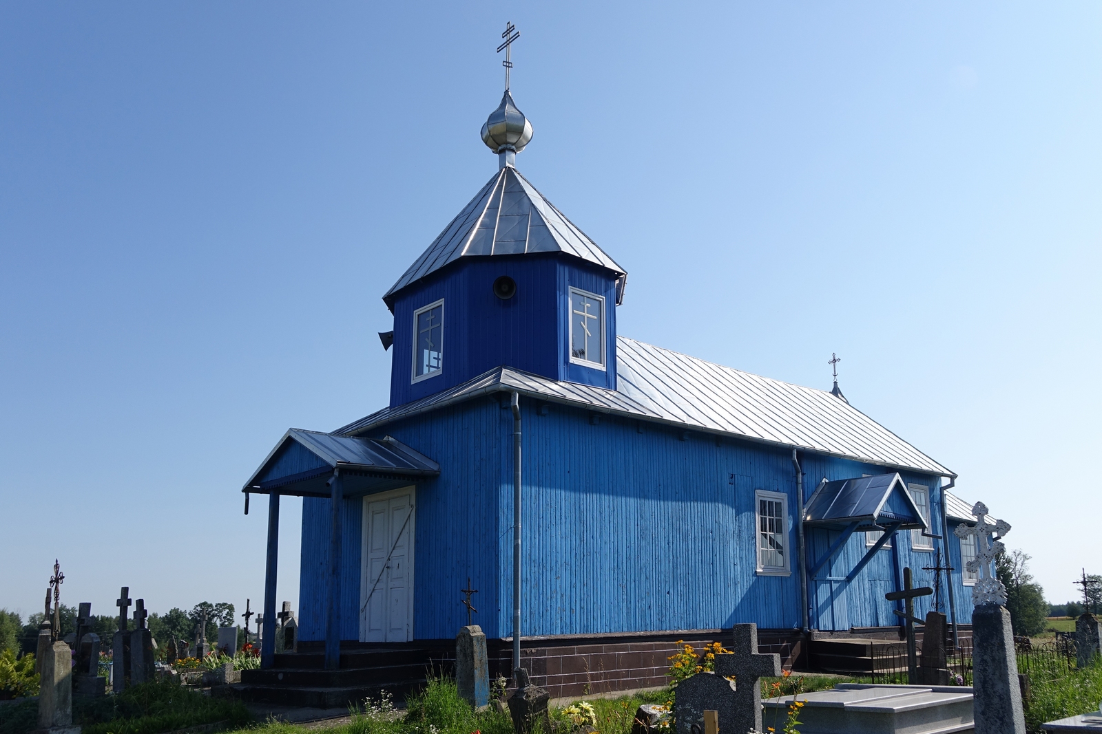 Orthodox cementary chapel in Hryniewicze Duże