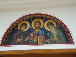 tstoyanova 
Church Entrance Fresco in Ruen Monastery 
2017-08-17 21:35:00