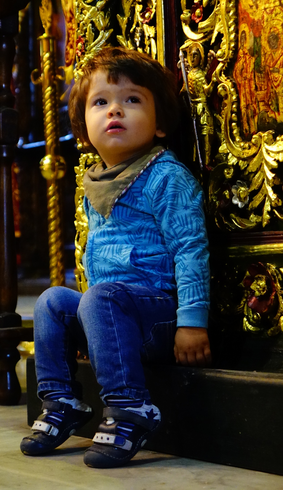 A child in the church