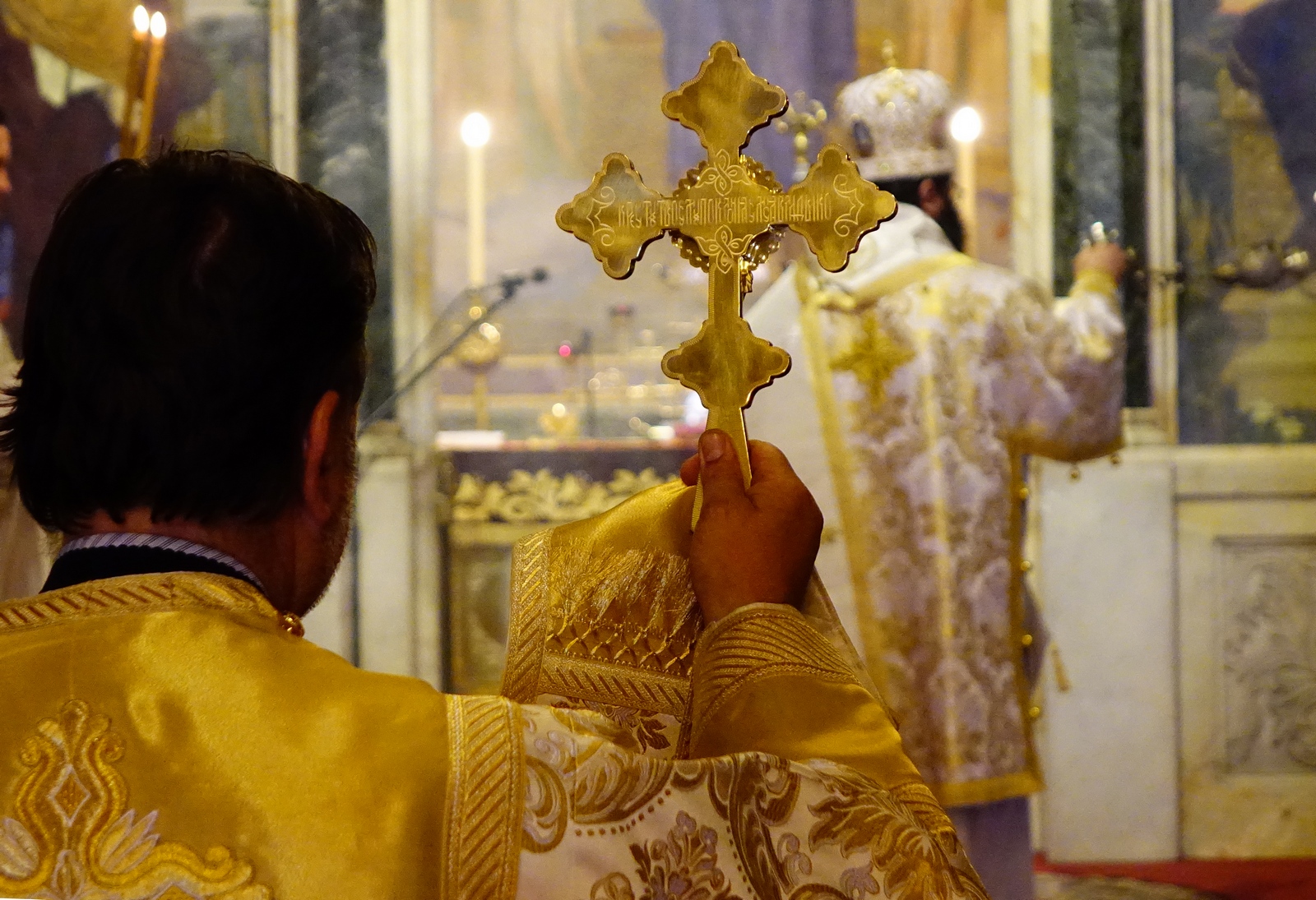 The Divine Liturgy in St. Alexander Nevski Cathedral in Sofia