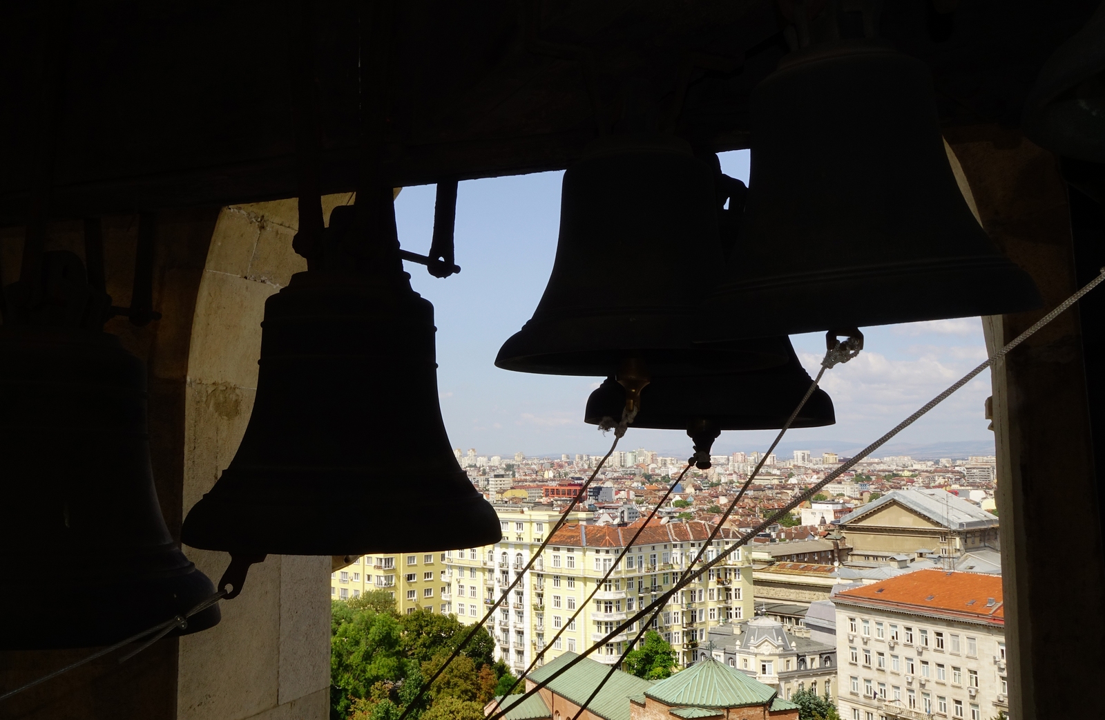 The bells of St. Alexander Nevski Cathedral in Sofia