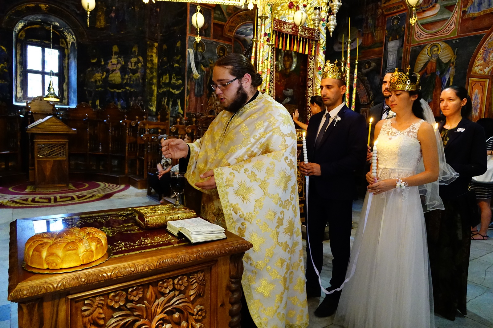 The wedding in Trojanski Monastery
