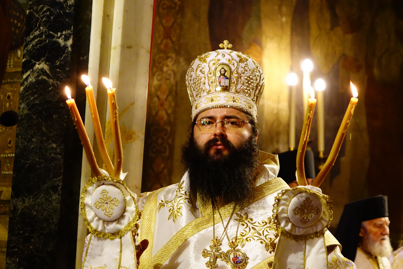 The Divine Liturgy in St. Alexander Nevski Cathedral in Sofia