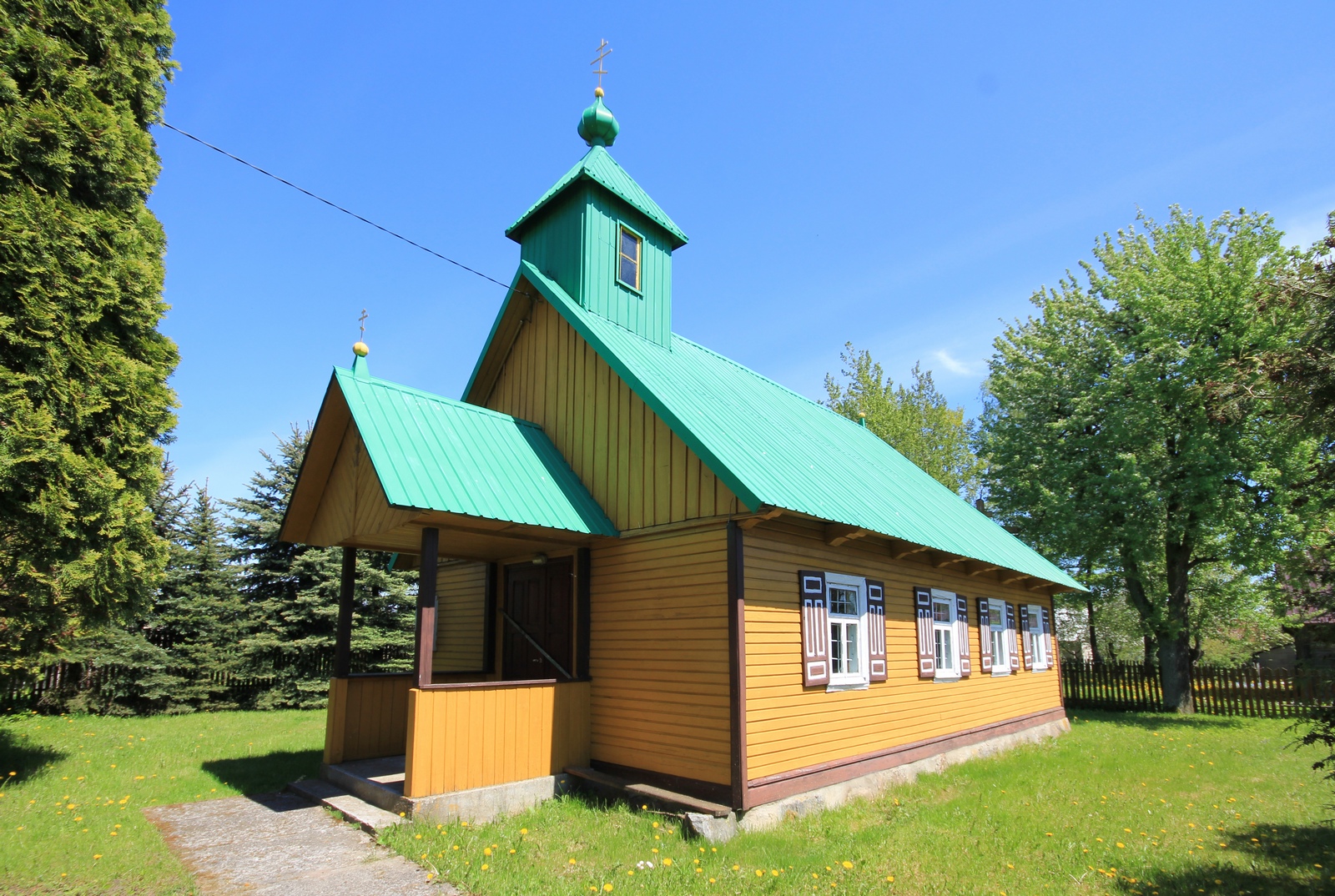 The Orthodox chapel in Kaniuki