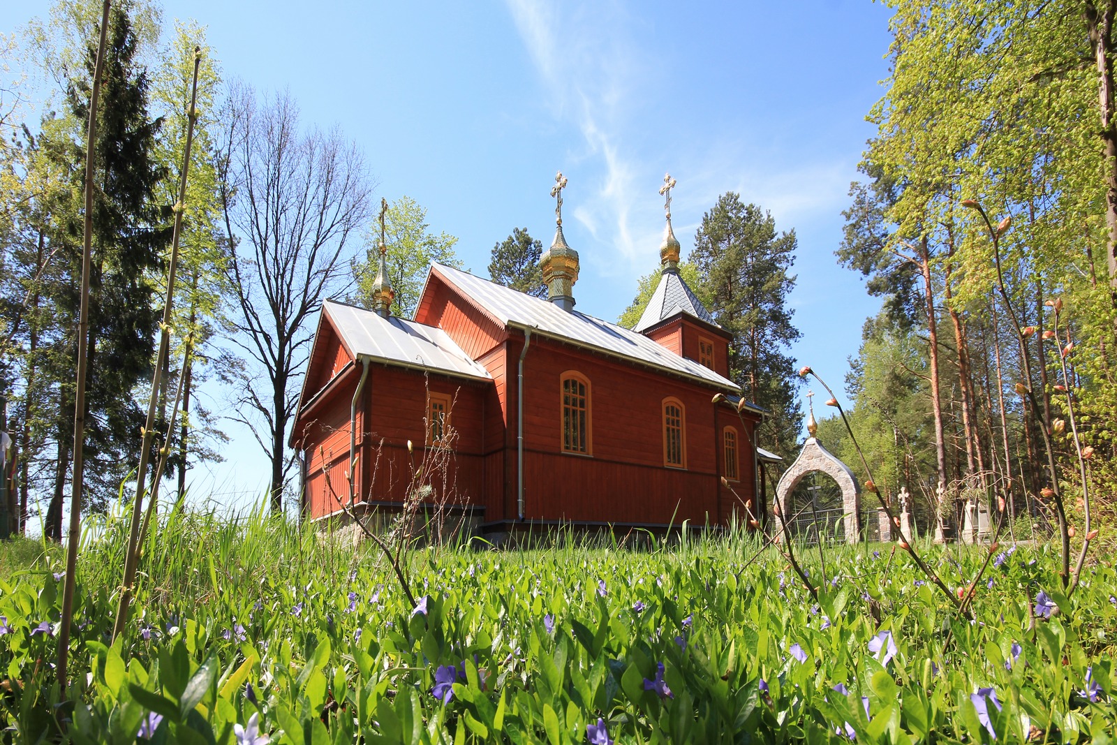 The Orthodox cementary chapel in Opaka Duża