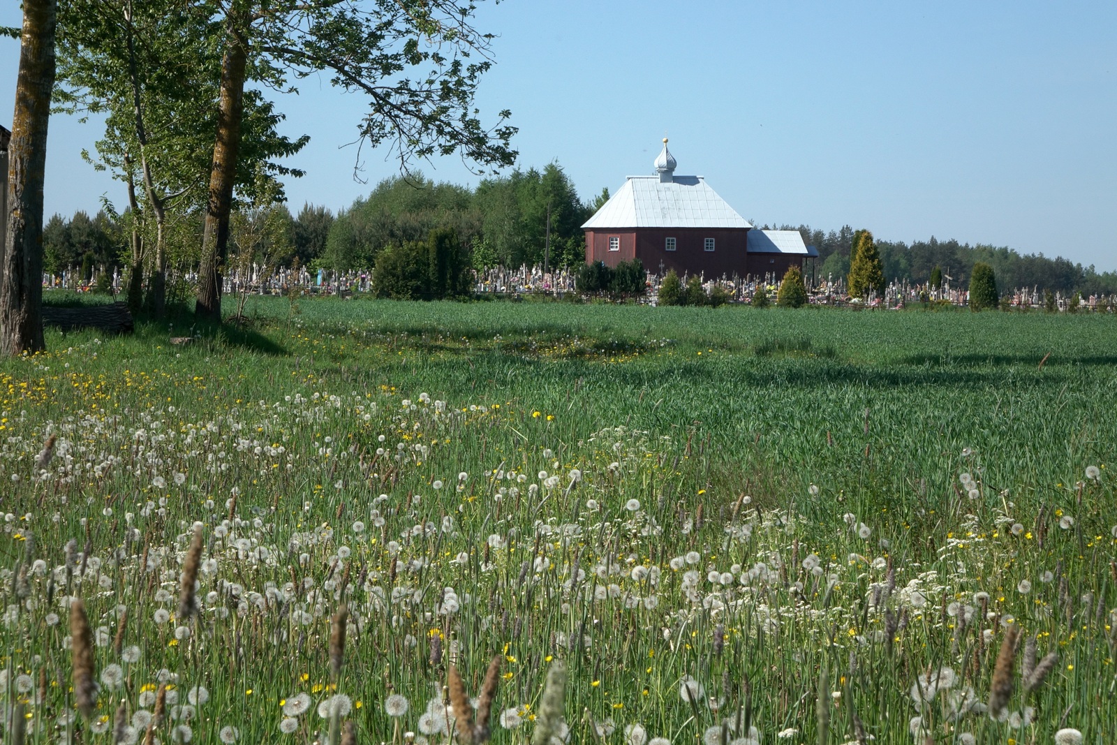 The Orthodox cementary chapel in Pasynki