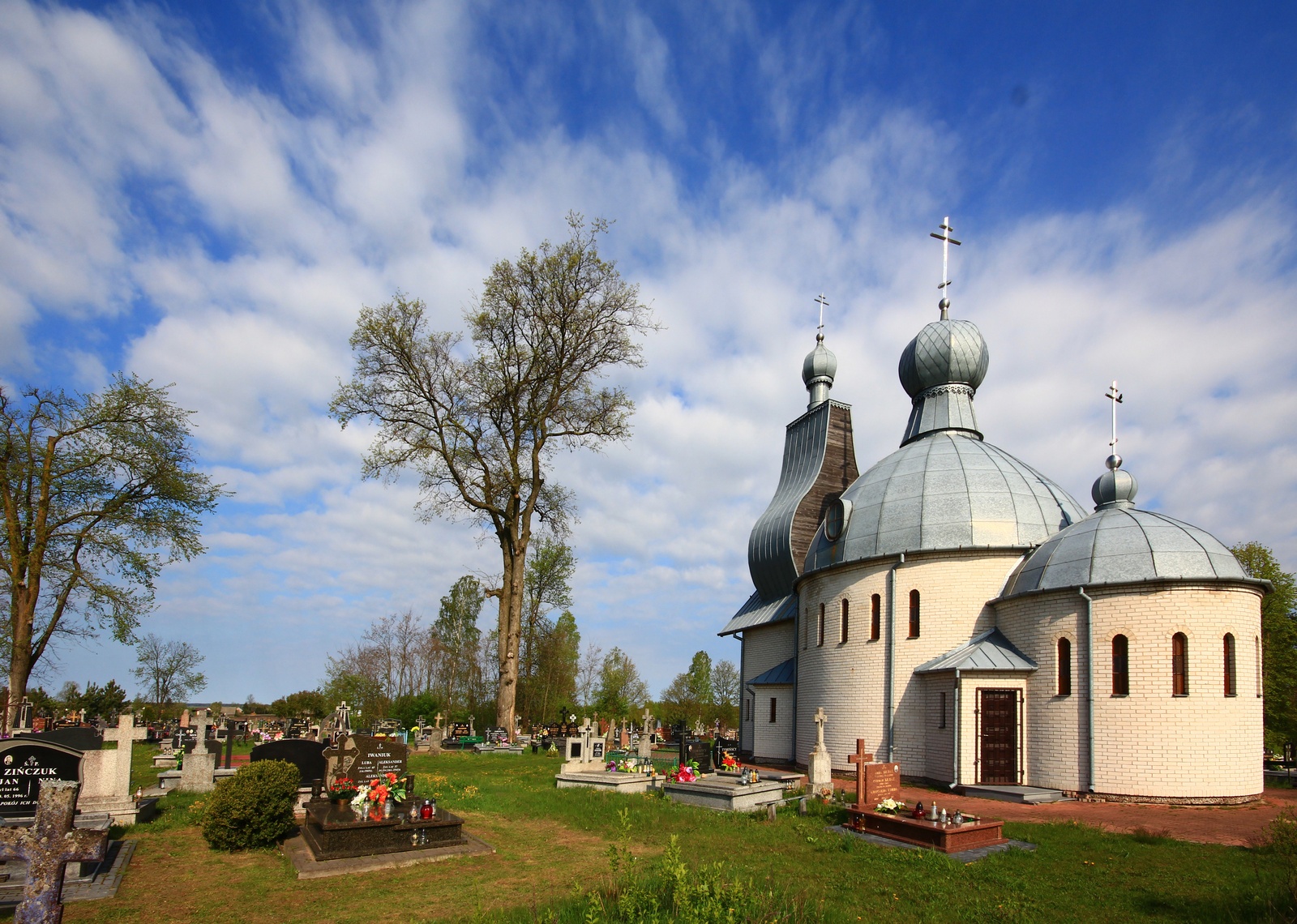 The Orthodox cementary church in Rajsk