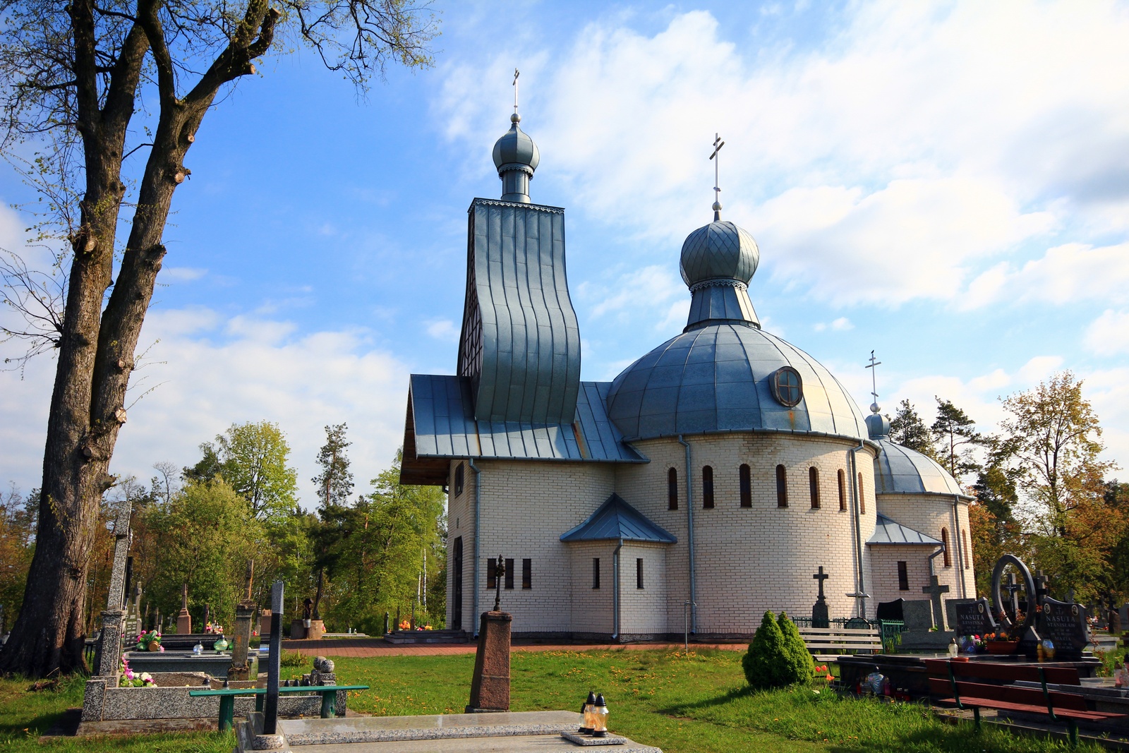 The Orthodox cementary church in Rajsk