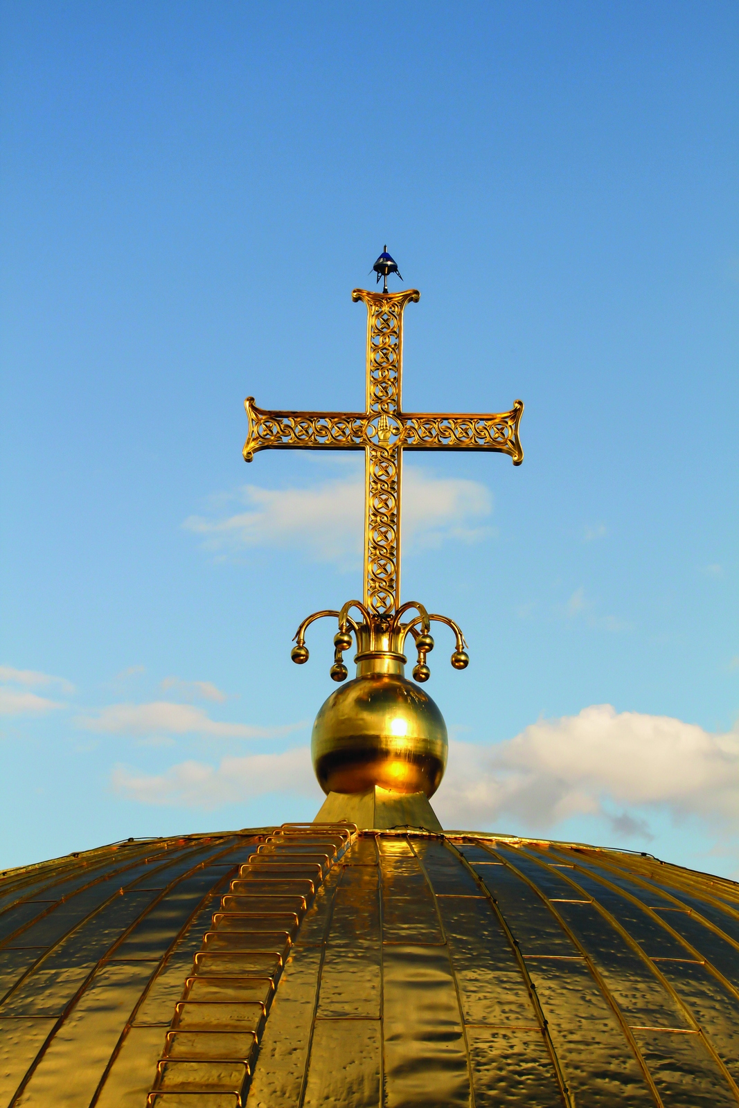 The dome of St. Alexander Nevsky Cathedral in Sofia