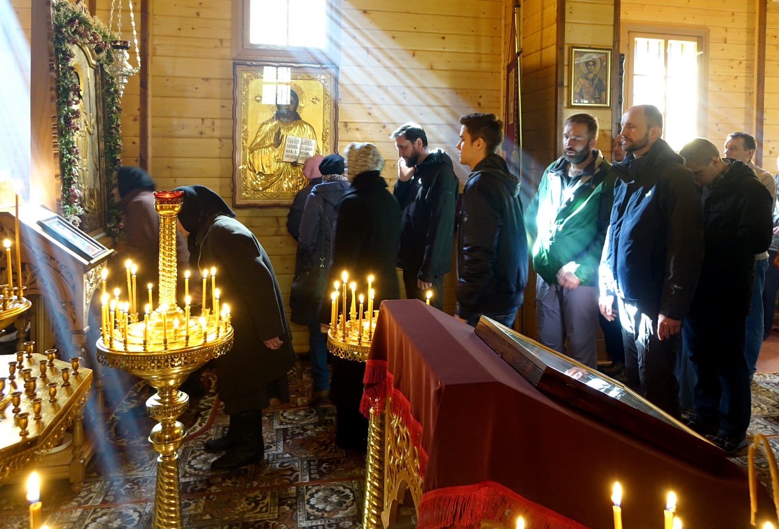 The Divine Liturgy in Saki Monastery