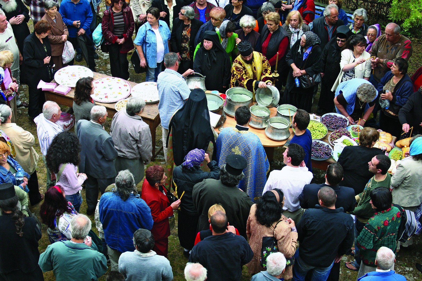 Transfiguration of the Lord Monastery in Velike Tyrnovo - blessing of fruits