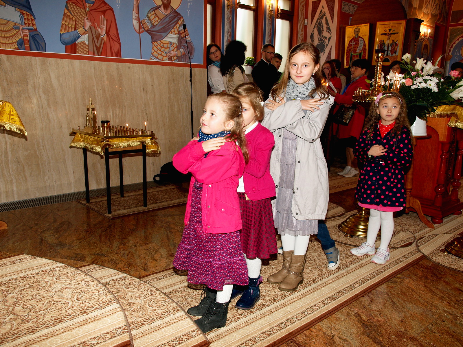 Za chwilę święta eucharystia.