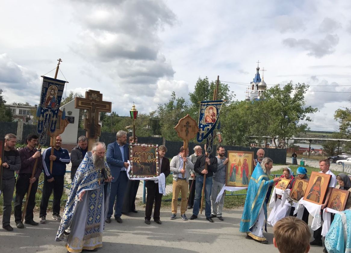 Празднование Успения Пресвятой Богородицы в п.Новоуткинск Свердловской обл.