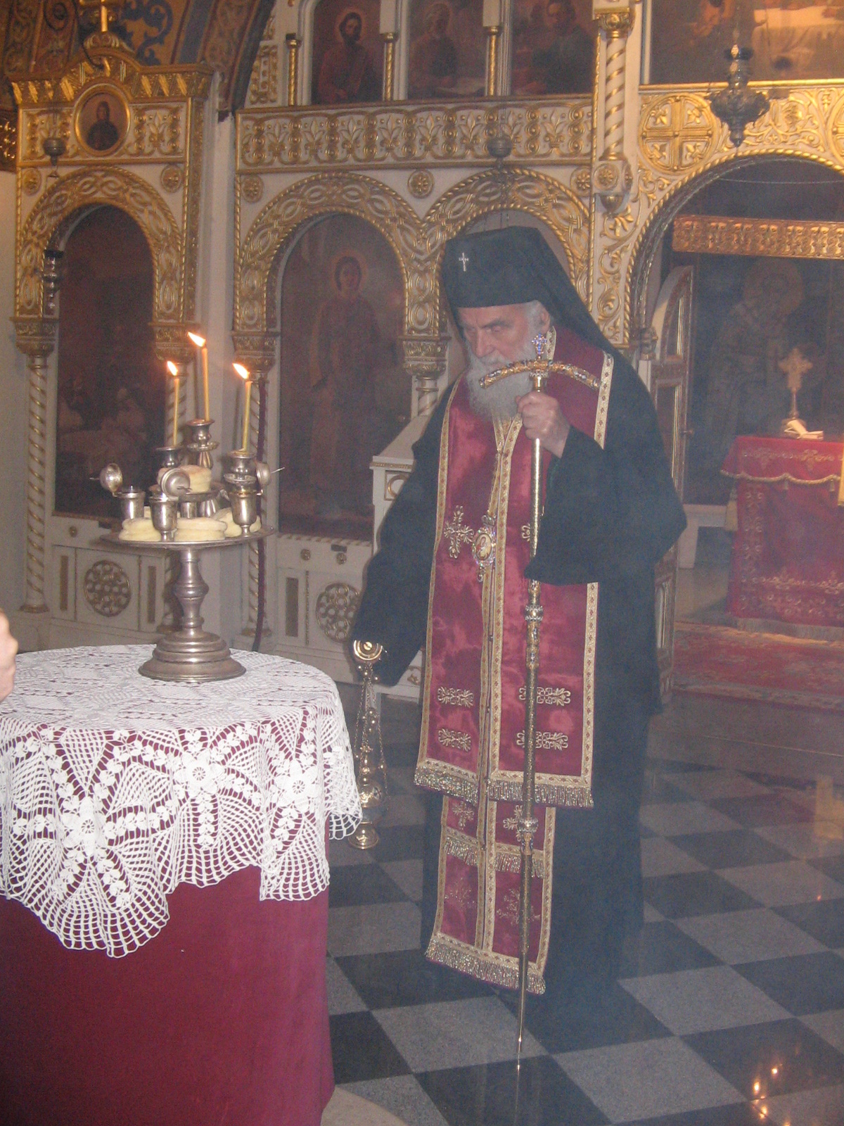 Патријарх Иринеј на бдењу п